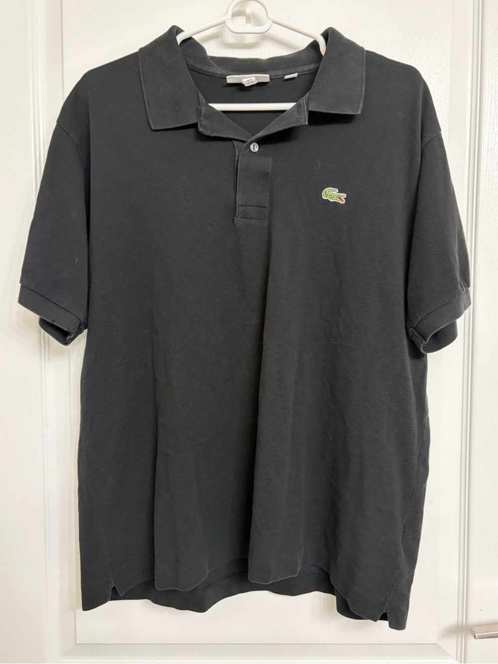 Lacoste Men’s Black Classic Pique Polo XL